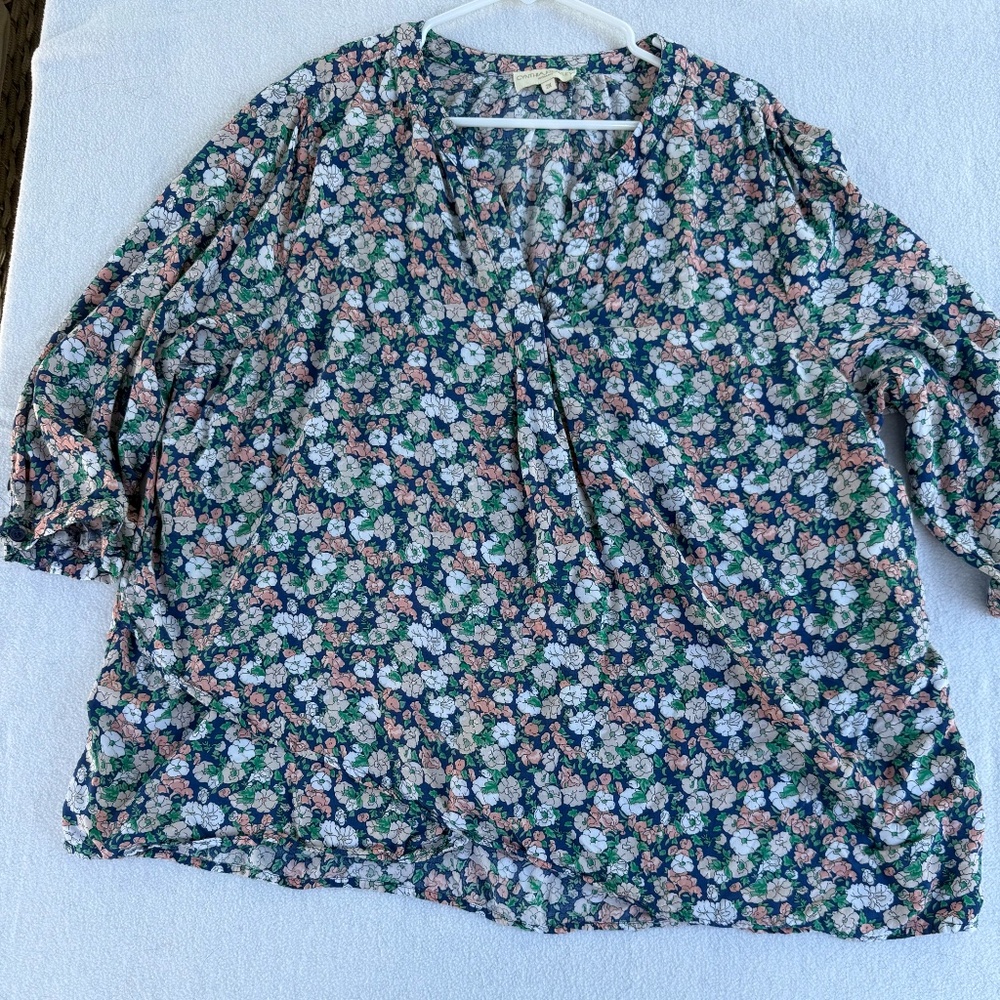 Cynthia Rowley Women's Plus Blouse - Picture 4 of 10